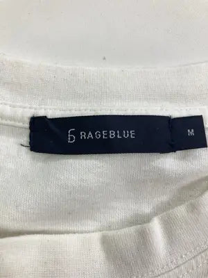 RAGEBLUE/レイジブルー/Tシャツ/カットソー/トップス/ホワイト/M