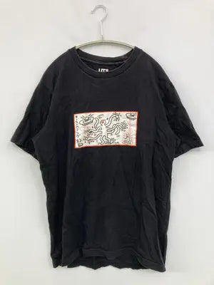 UNIQLO/ユニクロ/Tシャツ/カットソー/トップス/ブラック/L