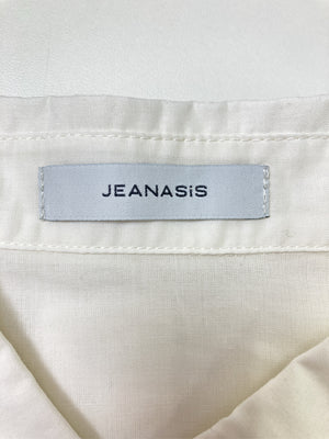 JEANASIS/ジーナシス/シャツ/ブラウス/トップス/ホワイト/F