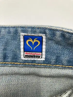 MOUSSY/マウジー/ショート/ミニスカート/スカート/スカイブルー/O
