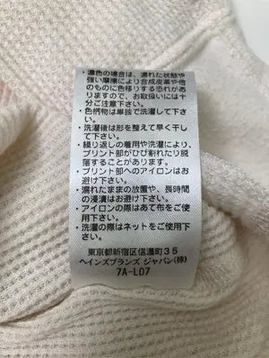 Hanes/ヘインズ/Tシャツ/カットソー/トップス/アイボリー/FREE