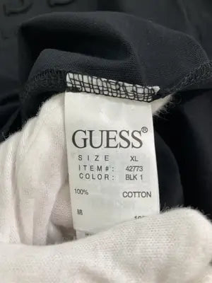 GUESS/ゲス/Tシャツ/カットソー/トップス/ブラック/XL