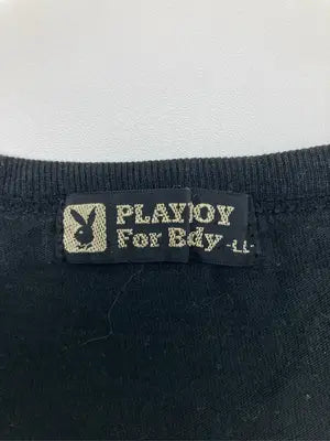PLAYBOY/プレイボーイ/Tシャツ/カットソー/トップス/ブラック/LL