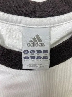 adidas/アディダス/Tシャツ/カットソー/トップス/ホワイト/2XL