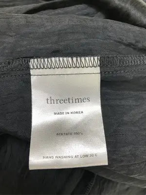 THREETIMES/スリータイムズ/ショート/ミニスカート/スカート/ブラック/M