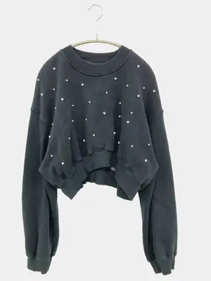 ZARA/ザラ/スウェット/トップス/ブラック/USA S