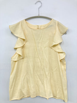 ZARA/ザラ/ノースリーブ/トップス/イエロー/S