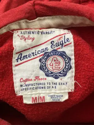 AMERICAN EAGLE/アメリカンイーグル/パーカー/トップス/レッド/M