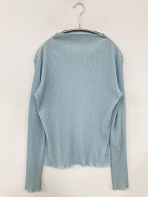 sly/スライ/ニット/セーター/トップス/スカイブルー/1