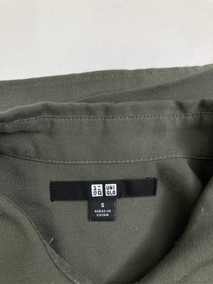 UNIQLO/ユニクロ/シャツ/ブラウス/トップス/カーキ/S