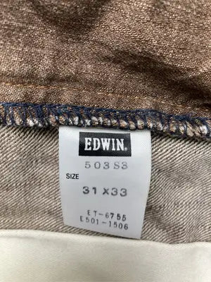 EDWIN/エドウィン/デニムパンツ/パンツ/ブラウン/31 X 33