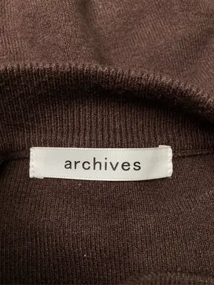 archives/アルシーヴ/ニット/セーター/トップス/ブラウン/M
