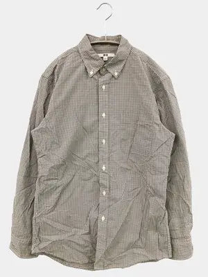 UNIQLO/ユニクロ/シャツ/ブラウス/トップス/ブラウン/S