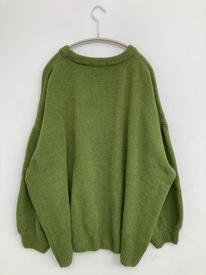 KHALITA/カリタ/ニット/セーター/トップス/ライトグリーン/L