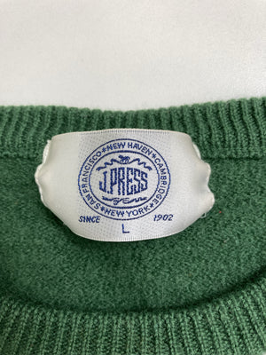 J.PRESS/ジェイプレス/ニット/セーター/トップス/グリーン/L