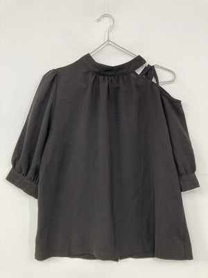 SPRAY PREMIUM/スプレイプレミアム/シャツ/ブラウス/トップス/ブラック/M