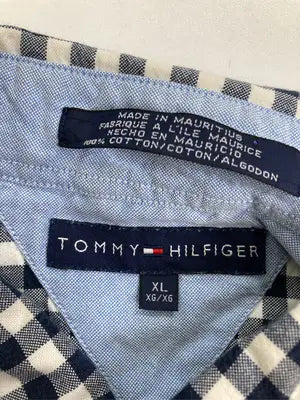 TOMMY HILFIGER/トミーヒルフィガー/シャツ/ブラウス/トップス/ブラック/XL