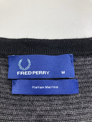 FRED PERRY/フレッドペリー/カーディガン/ボレロ/トップス/ブラック/M