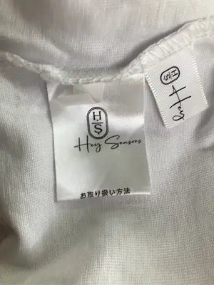 Hey Season/Tシャツ/カットソー/トップス/ホワイト/L