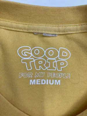 GOOD TRIP/Tシャツ/カットソー/トップス/イエロー/MEDIUM