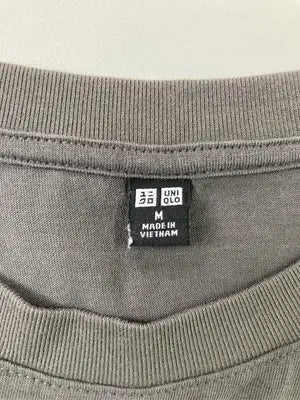 UNIQLO/ユニクロ/Tシャツ/カットソー/トップス/グレー/M