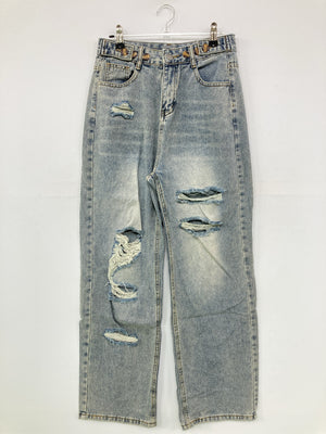 Fashion jeans/ファッションジーンズ/デニムパンツ/パンツ/スカイブルー/S