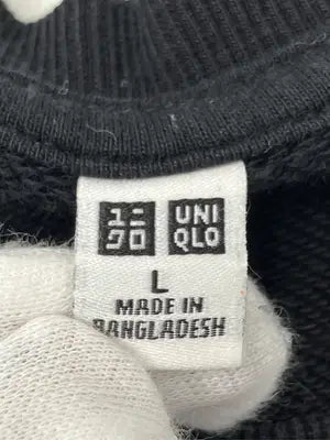 UNIQLO/ユニクロ/スウェット/トップス/ブラック/L
