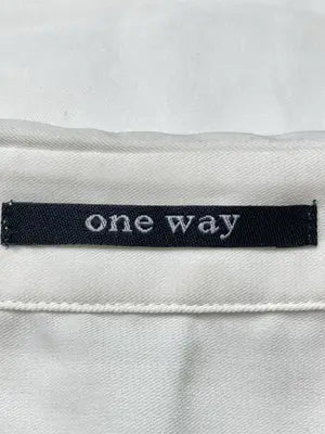 One Way/ワンウェイ/シャツ/ブラウス/トップス/ホワイト/M