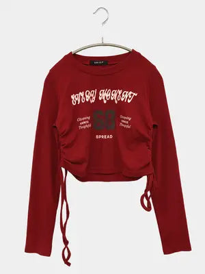 Chip Clip/チップクリップ/Tシャツ/カットソー/トップス/レッド/M