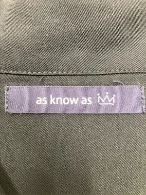 as know as/アズノゥアズ/シャツ/ブラウス/トップス/ブラック/*