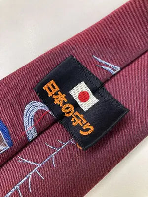 日本の守り/ネクタイ/ファッション雑貨/レッド