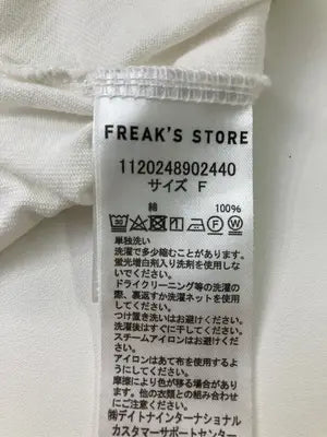 FREAK'S STORE/フリークスストア/Tシャツ/カットソー/トップス/ホワイト/F