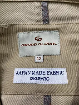 grand global/ステンカラーコート/ジャケット/アウター/ベージュ/42