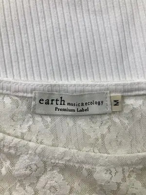 earth music&ecology/アースミュージックアンドエコロジー/Tシャツ/カットソー/トップス/ホワイト/M
