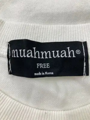 muah muah/ムーアムーア/Tシャツ/カットソー/トップス/ホワイト/FREE