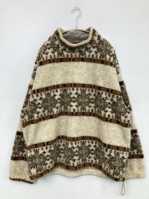 ELLESSE/エレッセ/ニット/セーター/トップス/ベージュ/身長170　胸囲94   94-5  L