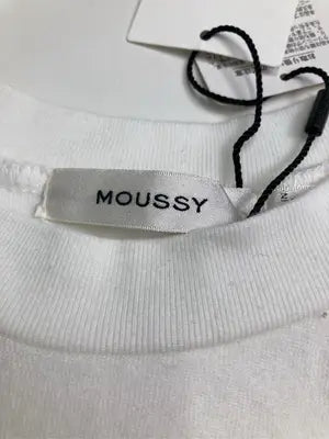 MOUSSY/マウジー/ノースリーブ/トップス/ホワイト/FREE