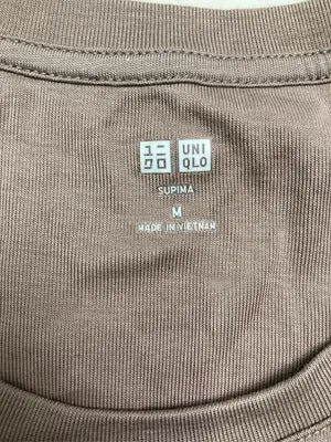 UNIQLO/ユニクロ/Tシャツ/カットソー/トップス/ベージュ/M