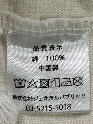 ALL ORDINARIES/Tシャツ/カットソー/トップス/アイボリー/XS