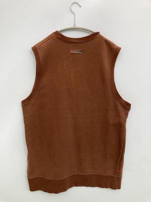 Ecko Function/エコーファンクション/ベスト/トップス/ブラウン/XL