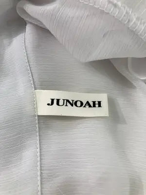 JUNOAH/ジュノア/シャツ/ブラウス/トップス/ホワイト