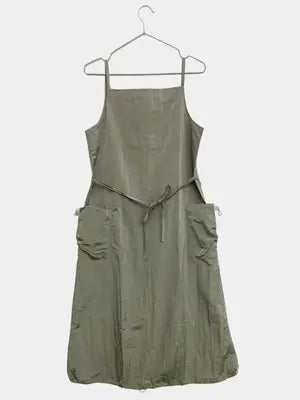 ASKHAKI/ジャンパースカート/ワンピース/ドレス/グレー/4