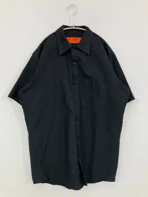 RED KAP/レッドキャップ/シャツ/ブラウス/トップス/ブラック/M-SS