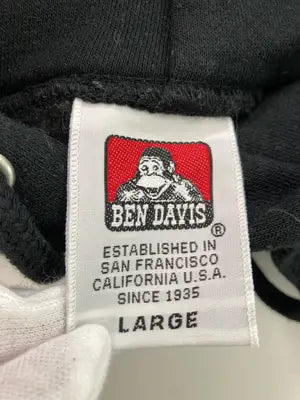 BEN DAVIS/ベンデイビス/パーカー/トップス/ブラック/LARGE