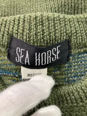 PAIR HORSE/ニット/セーター/トップス/カーキ/MEDIUM