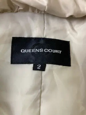 QUEENS COURT/クイーンズコート/ダウンジャケット/コート/ジャケット/アウター/ベージュ/2