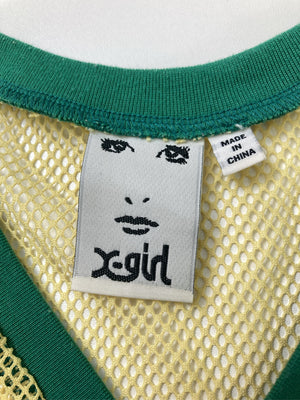 X-GIRL/エックスガール/Tシャツ/カットソー/トップス/イエロー/M