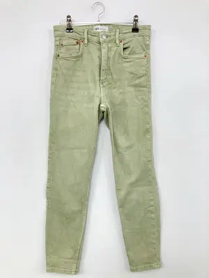 ZARA/ザラ/デニムパンツ/パンツ/ライトグリーン/EUR36