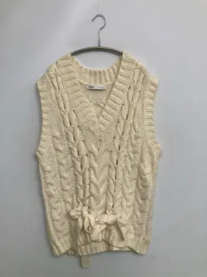 ZARA/ザラ/ベスト/トップス/アイボリー/EUR M/USA M/ MEX 28