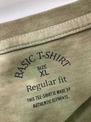 BASIC T-SHIRT/Tシャツ/カットソー/トップス/グリーン/XL